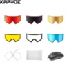Kapvoe Brand Photochromic Ski Goggles Accessories Double-layer Lens Anti-fog Magnetic Lens Suitable for K719 K721 K722 1