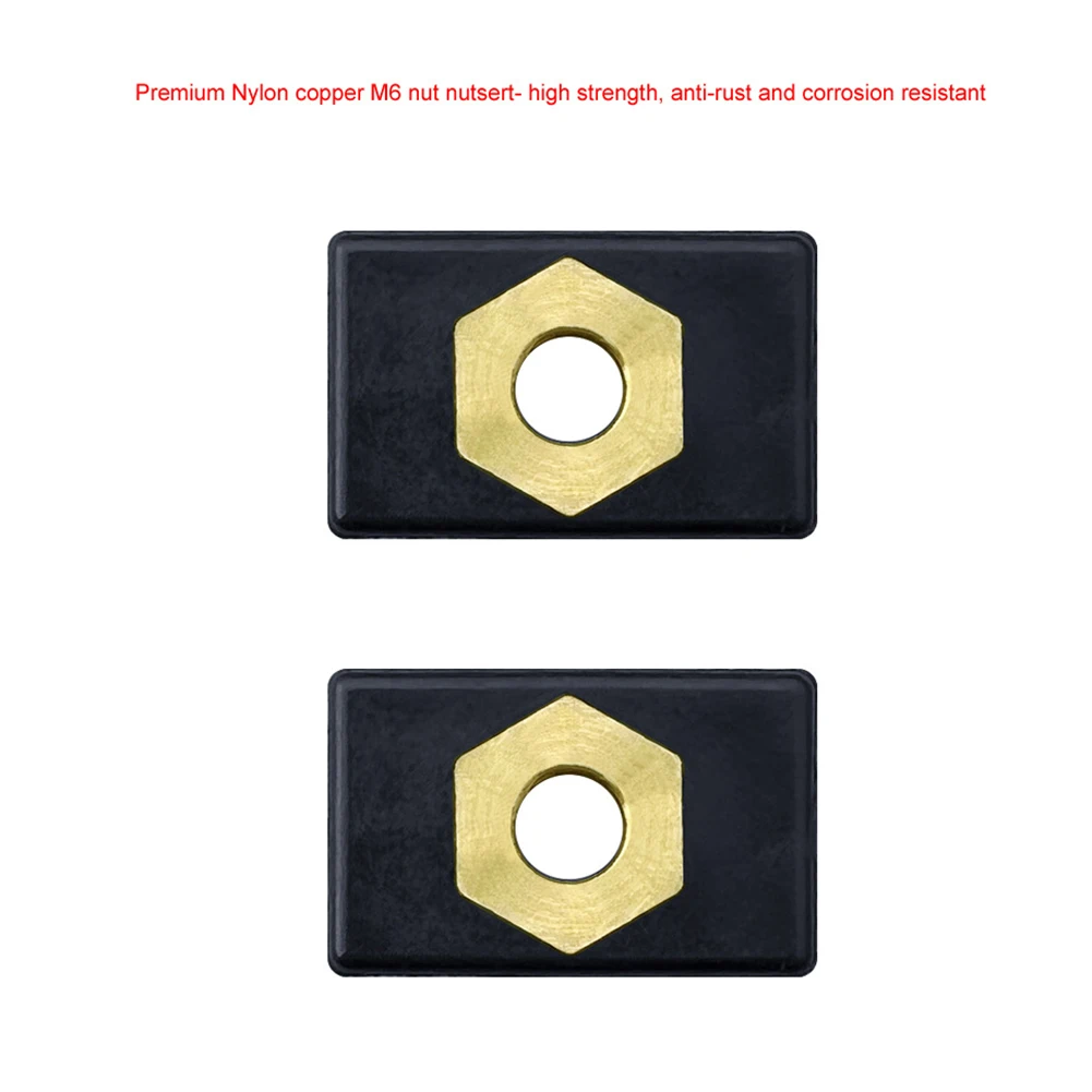 

Sliding Nut Copper Nuts Hardware Mount Kayak Accessories Nylon Nutsert Side Mount Track Rail For Kayak Boat Canoe