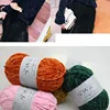 1Pc 100g Velvet Yarn For Hand Knitting Chenille Crochet Yarn Soft Threads Baby Line For Sweater Scarf Doll Amigurumi 180m/7086i 6