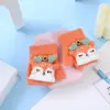 Winter Children Gloves Cute Flip Warm Mittens Fluffy Thick Boy Girl Cartoon Kids Half-finger 0-3Years Old Writing Soft Glove 6