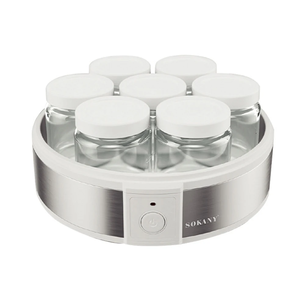 Electric Yogurt Machine With 8 Glass Jars 6Oz Automatic Yogurt