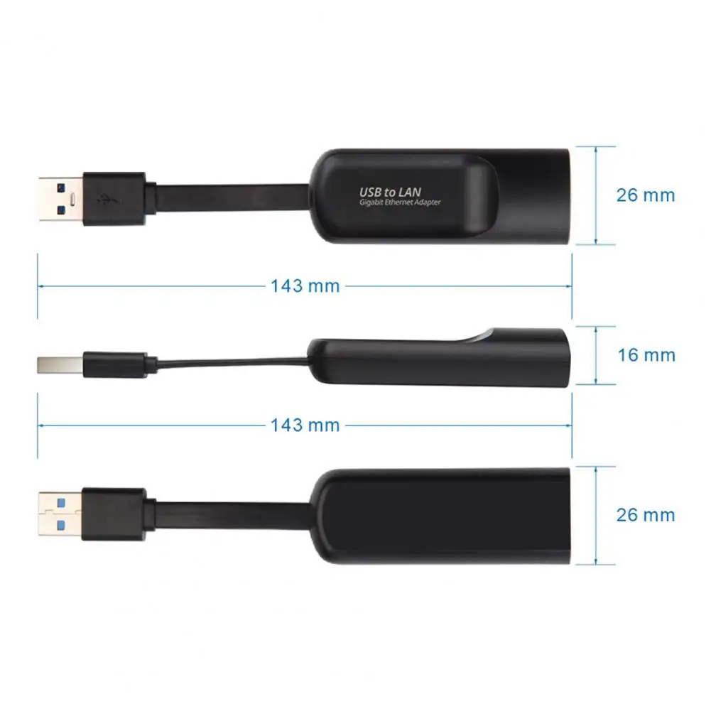 

High Quality Ethernet Adapter ABS Wide Compatibility Compact Internet Adapter Excellent RTL8156 Chip