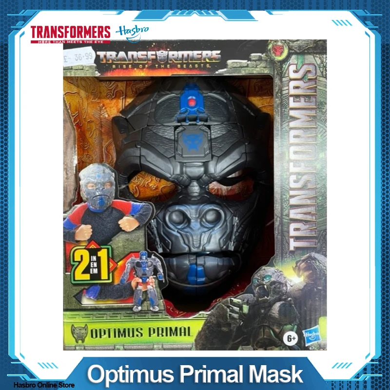 Novità Transformers 2023 Movie Rise Of The Animals 2 In 1 Optimus Primal Mask Action Figure F4650