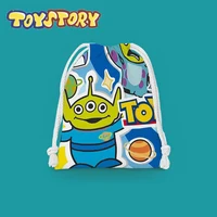 Anime Toy Story Backpack Girls Cartoon Woody Buzz Lightyear Student Nonwoven Drawstring Bag Kid Shower Supplies StorageBag Gifts 3