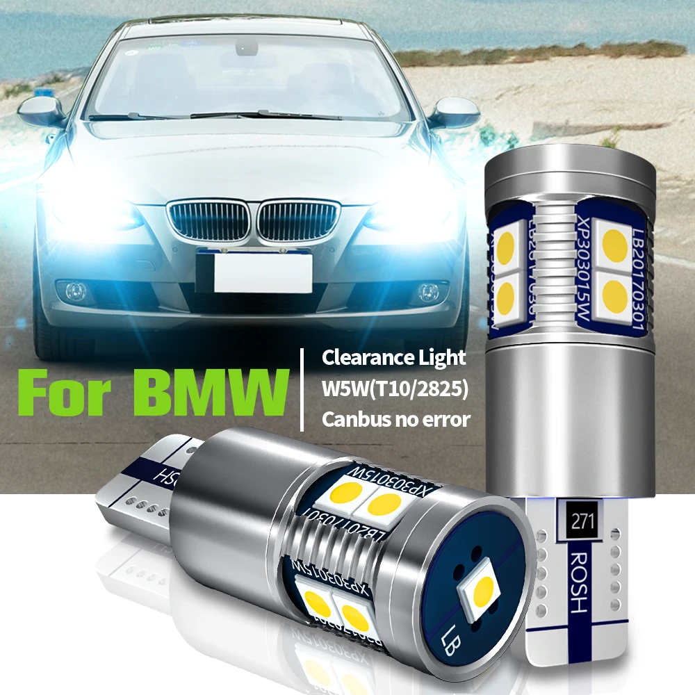 2x LED Parking Light Bulb Clearance Lamp W5W T10 2825 Canbus Error Free