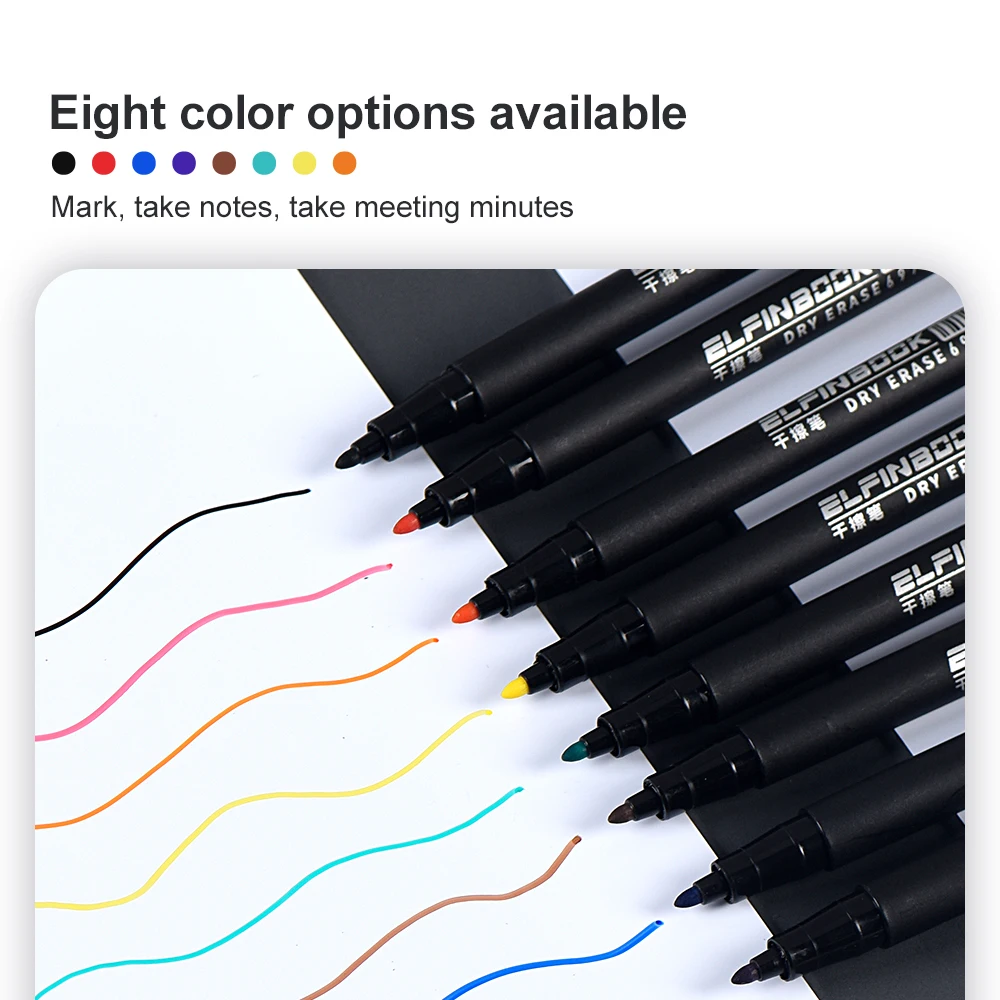 0.7mm Dry Erase Art Markers Pens Erasable Whiteboard Marker Pen Office School Meeting record Stationery Extra Fine Tip white marker pens,marker pens,pen marker,dry erase markers,whiteboard pens