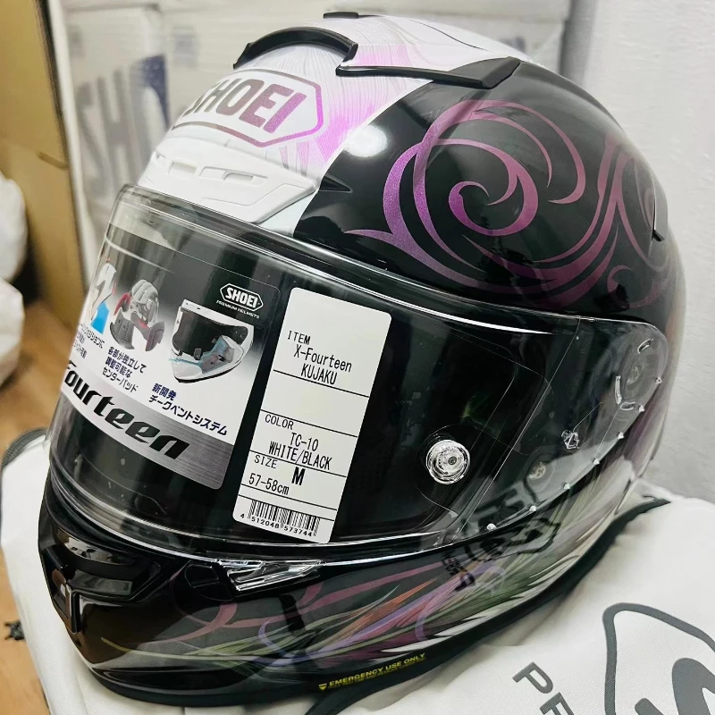 SHOEI X-14 Helmet KUJAKU TC-10 X-Fourteen X-Spirit III Full Face 