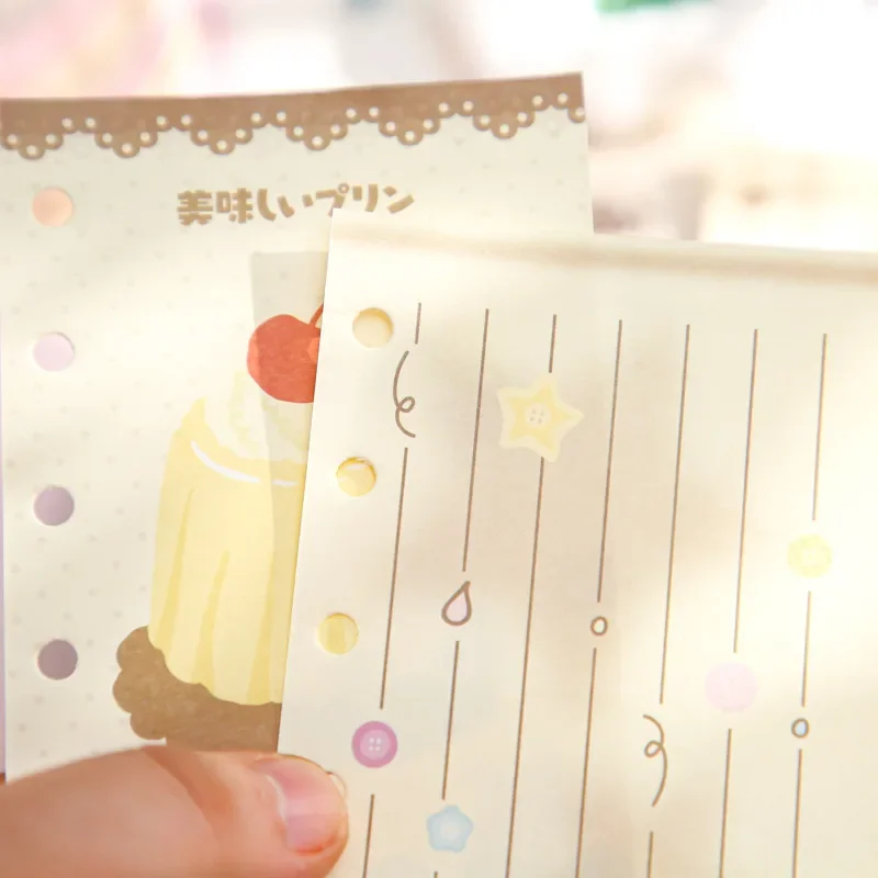 Cute Colorful Loose Leaf Journal and Sketchbook Pages – 30 Sheets