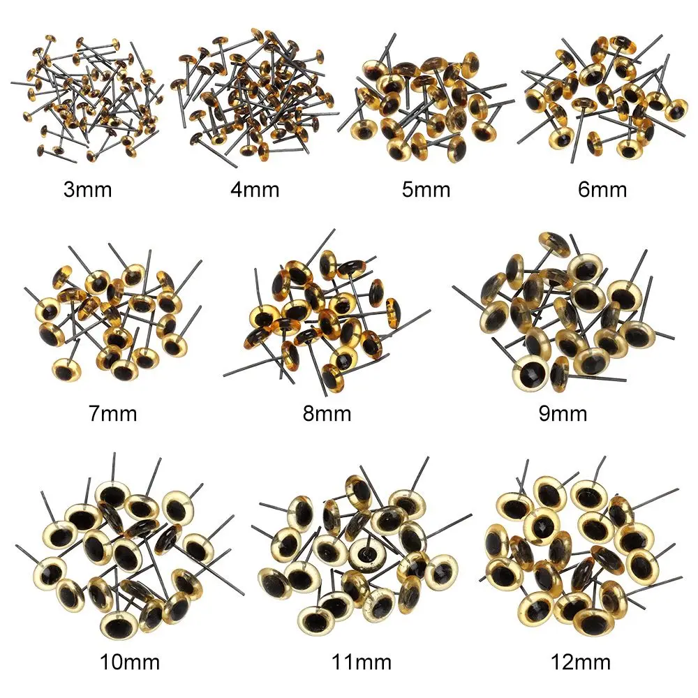 20/50Pcs Christmas Gift Plastic Plush toy Animals Puppets making Transparent Glass Eyes Bears Needle Felting Dolls Accessories