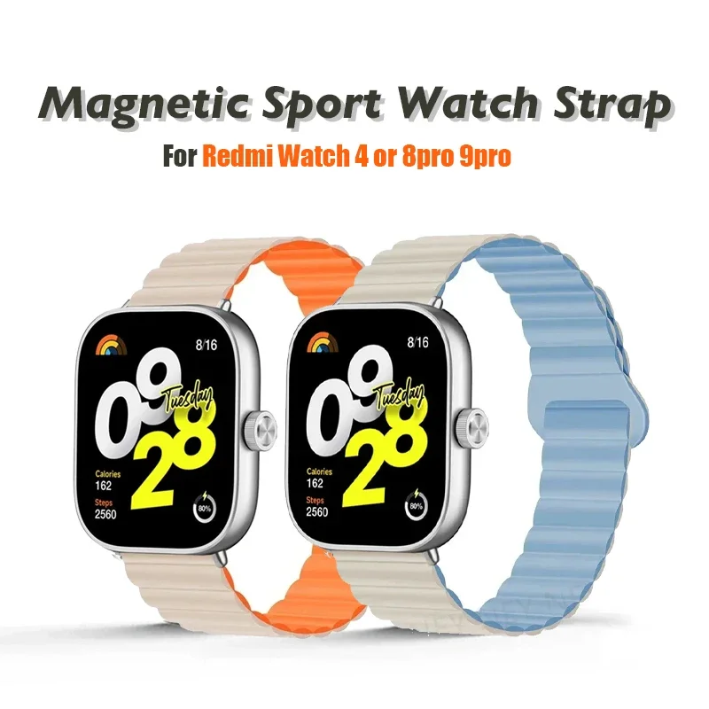 Magnetic Silicone Loop Watchbands - Sport Wristband Bracelet Accessories