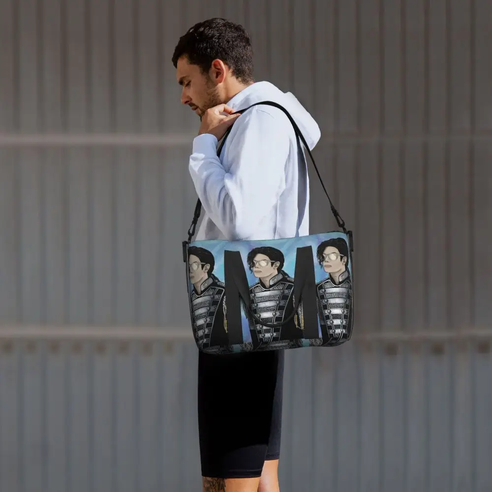 Michael Jackson Musicians Singers Dancers Beach Travel Bag Large Capacity Tote Bags for Sport Women Shopping Duffle Shoulder Bag