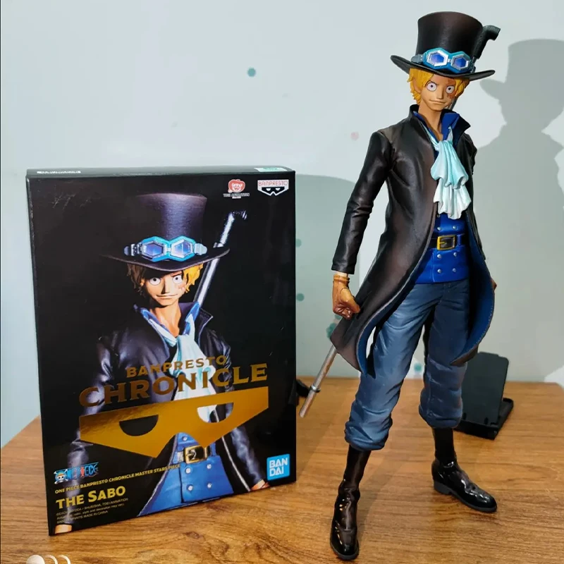 

Anime Banpresto Chronicle The Sabo Figure Model Bandai Genuine Japan PVC Model One Piece Doll Toy Collection Children'S Presents