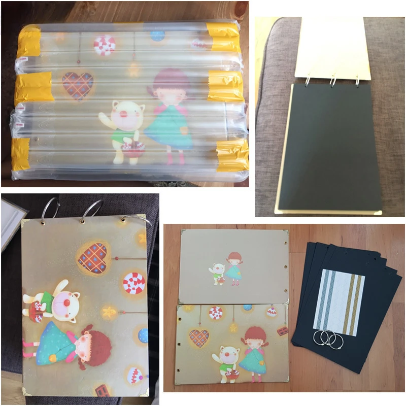 10 Inch 30 Sheets DIY Album Child Series Scrapbook Craft Paper Diy Handmade Photo Albums for Baby Child Wedding Memory Holder