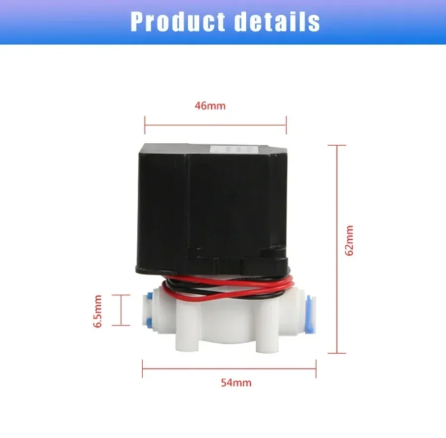 24VDC 1/4" NC Plastic Electric Water Solenoid Valve with 18s AUTO Flush Hose Connection for Quick Water Flow Control