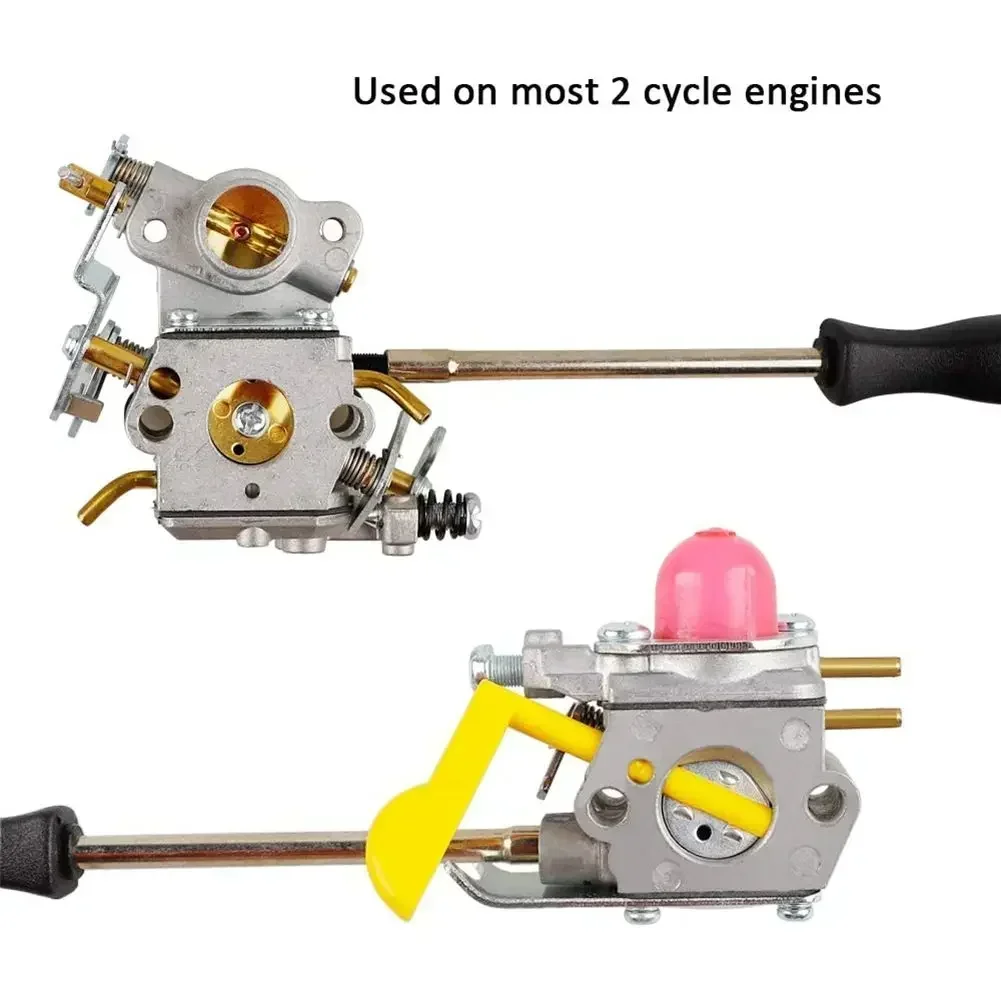 2pcs 21-Teeth Splined + A-Circle Carburetor Adjustment Tool Screwdriver Kit For Husq-varna 125,135, 136, 137, 141, 142, 235 Carb