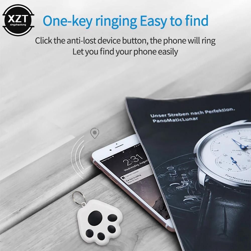 Mini GPS Tracker Anti-lost Sensor Finder Smart Bluetooth GPS Locator Wireless Tracker Pets Dog Wallet Phone Keys Finder Locator
