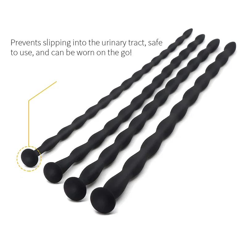 Male Urethral Sounds Penis Plug Silicone Horse Eye BDSM Stick Urethral Masturbator Adult Stick Dilator Sex Toy penis sex toys