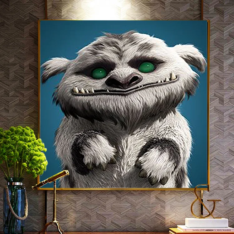 Tinkerbell Diamond Painting Disney Animal 5D Cartoon Full Round Diamond Ricamo Strass Picture Decorazione Della Stanza Dei Bambini