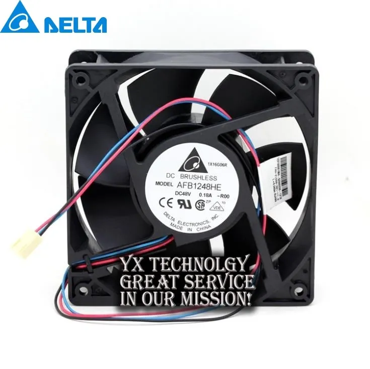 

New AFB1248HE-ROO 12038 48V 0.18A 12CM 120mm IPC inverter cooling fan for 120*120*38mm for Delta