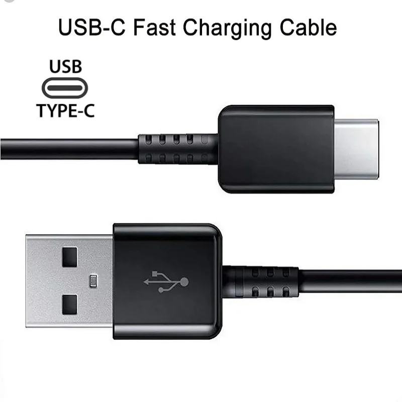 

100pcs Fast Quick Charging 1m 3ft USB-C Type c Usb Cable Cord line For Samsung s10 s20 s21 LG Xiaomi USB Phone Charger cable