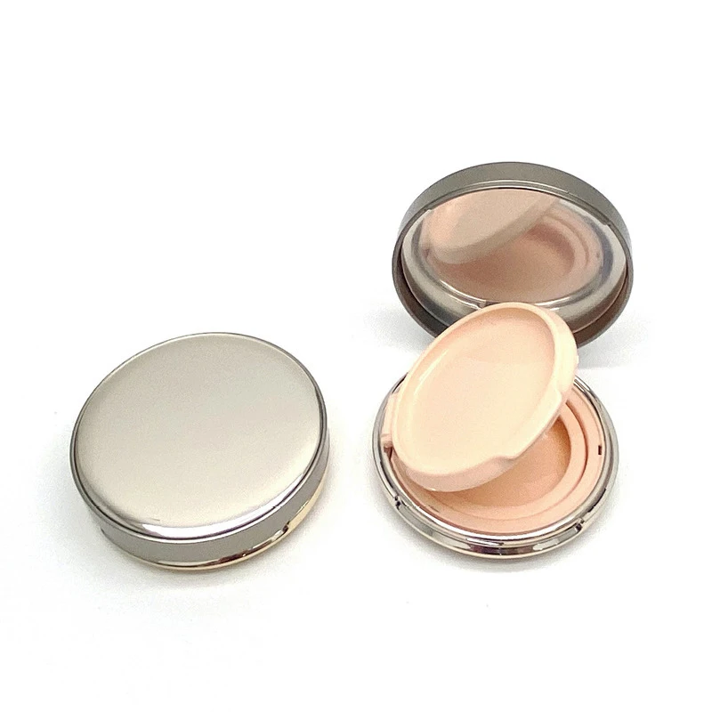 Ultra-thin Empty Air Cushion Puff Box Portable Cosmetic Makeup Case Container With Mirror For BB Cream Foundation Diy Box sisley phyto teint ultra eclat foundation anti pollution 2 sand 15мл