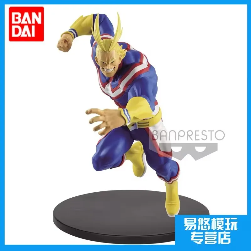 재고 오리지널 반다이 마이 히어로 아카데미아 올 마이트 애니메이션 액션 피규어 컬렉션 장식품 피규어 장난감, 생일 선물 PVC