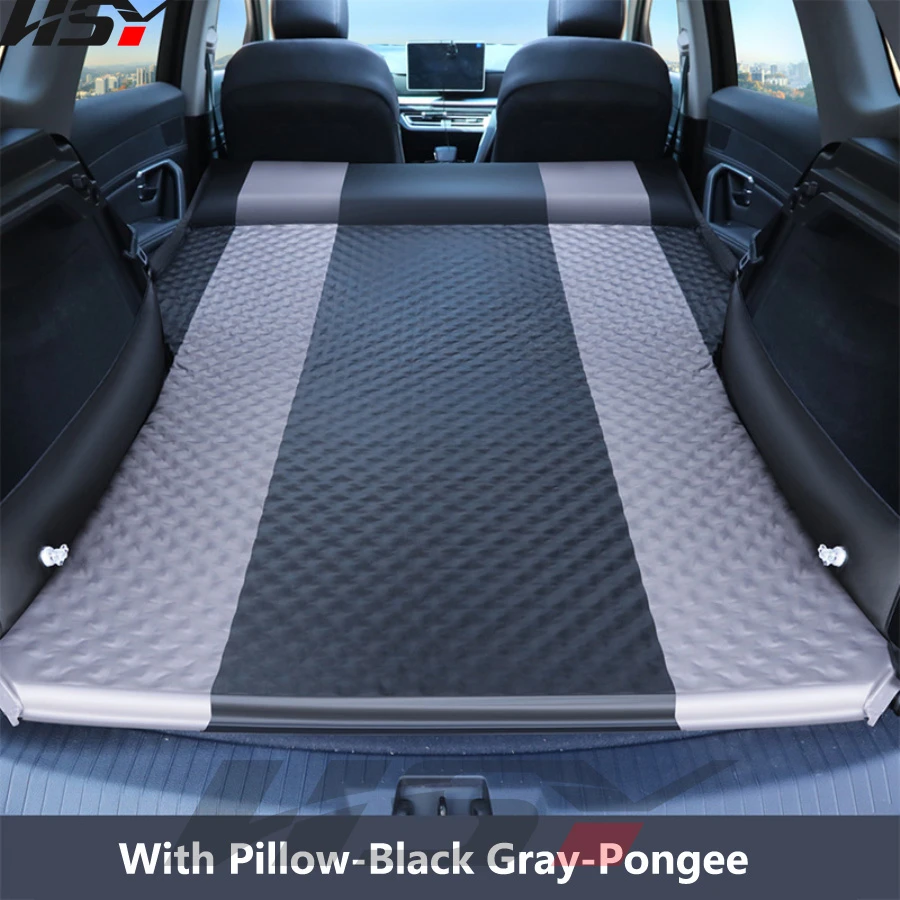 188x130cm Upgraded Pillow Integrated Car Bed Trunk Suv Automatic