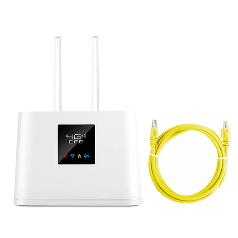 휴대용 4G 무선 라우터, 내장 SIM 카드 슬롯, 지지대 최대 20 사용자, 2Xantenna, 150Mbps