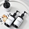 500ml Shampoo Body Wash Conditioner Dispenser Bottle Bathroom Waterproof Pre-Labeled Refillable Shampoo Bottle Soap Container 6