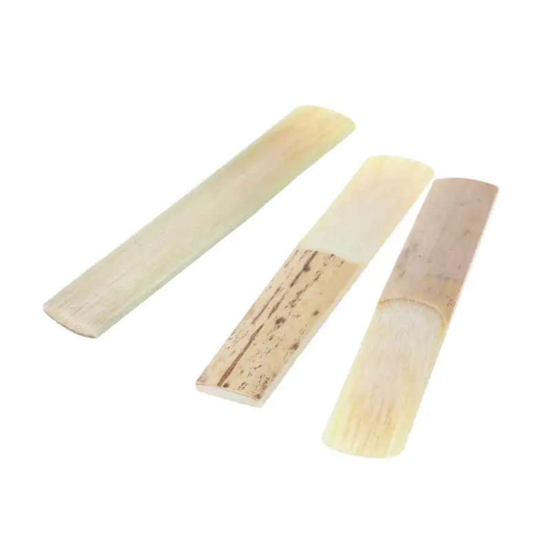 Pack of 10 Pieces Clarinet Reeds Strength 2.5 Traditional Flat Reed Bamboo Reeds Kit clarinet and saxophone accessories