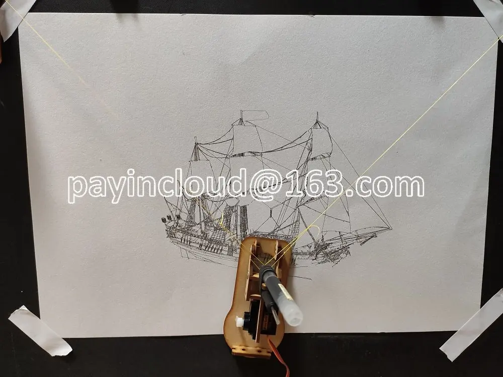 Arduino Wall Draw Painting Robot with Cable Plotter Polar Graph