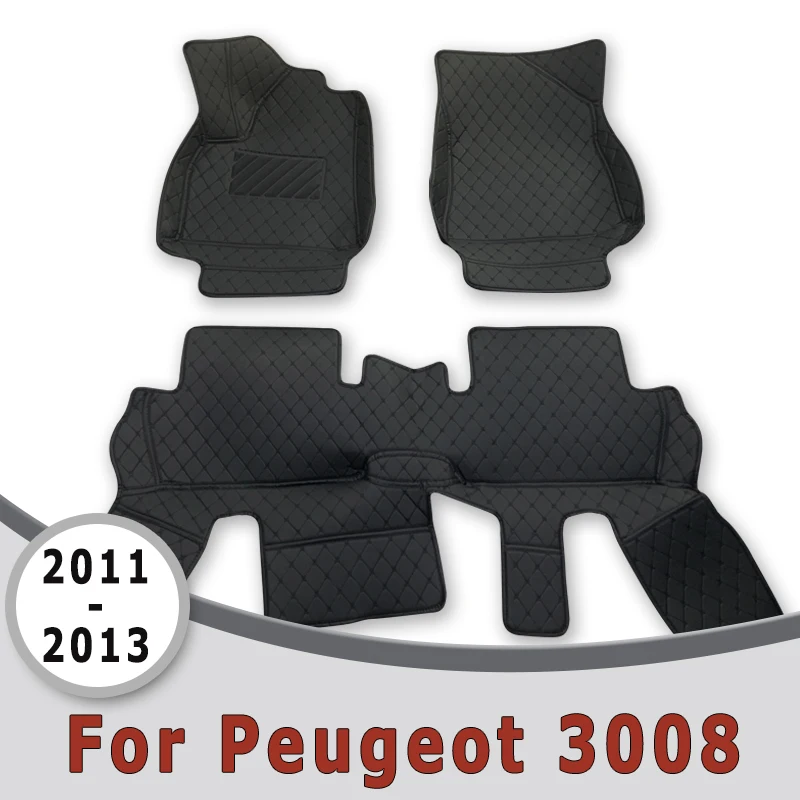 CarFloorMatsForPeugeot3008201120122013CarpetsAutoInteriorPartsAccessoriesProducts