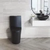 Folding Toilet Matte Black Toilets SM-1T254MB St. Tropez One Piece Toilet 26.6 X 15 X 31 Inches Bathroom Items Cleaning Parts 5