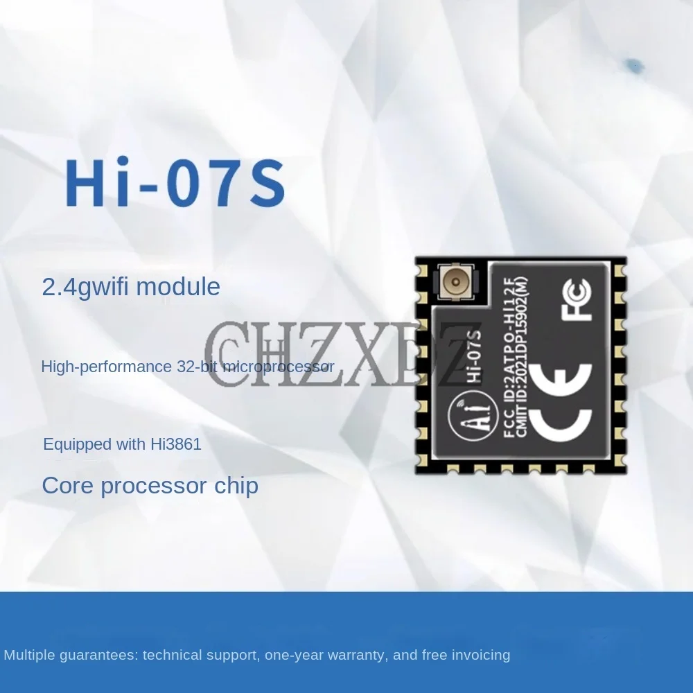 

100% Original WiFi Module Is Equipped With HiSilicon Hi3861Built-in Chip I-PEX External Antenna Hi-07S Module.