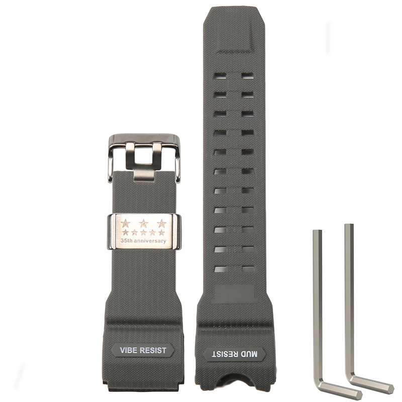 Rugged Black Waterproof Replacement Strap with Stainless Steel Loop