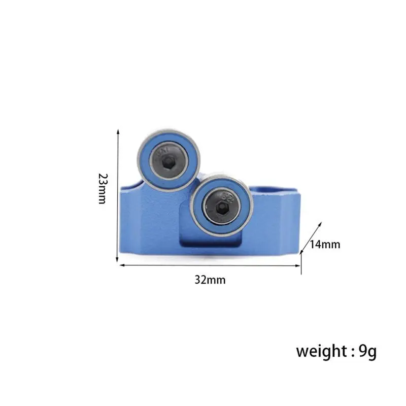 ABKN-For 1/7 ARA311027 ARRMA 업그레이드의 변속기 지지대 어셈블리 베어링, 수정된 DIY 업그레이드 부품 액세서리, 블루