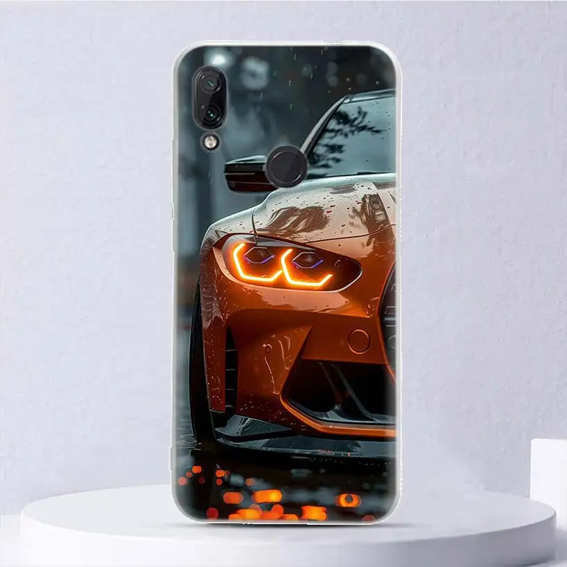 Monochrome Sport-Inspired Soft Phone Case