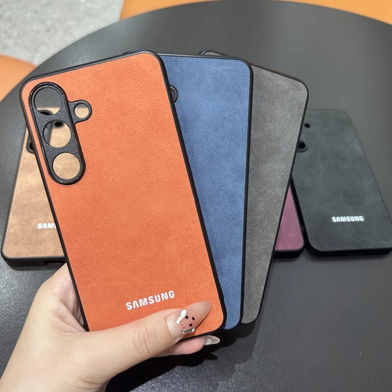 Luxury Sheepskin Leather Phone Case Samsung Galaxy S26 S25 S24 thumbnail 11