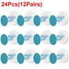 24Pcs-White(12sets)B