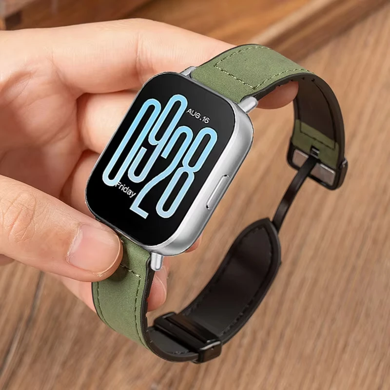 Magnetic Leather Strap, 22mm - Premium Wristband Bracelet