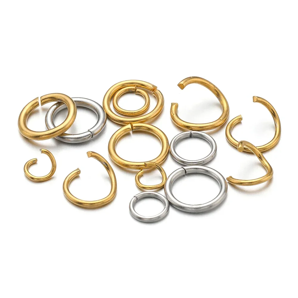 Stainless Steel Open Jump Rings Jewelry Making  Silver Stainless Steel  Jump Rings - Jewelry Findings & Components - Aliexpress