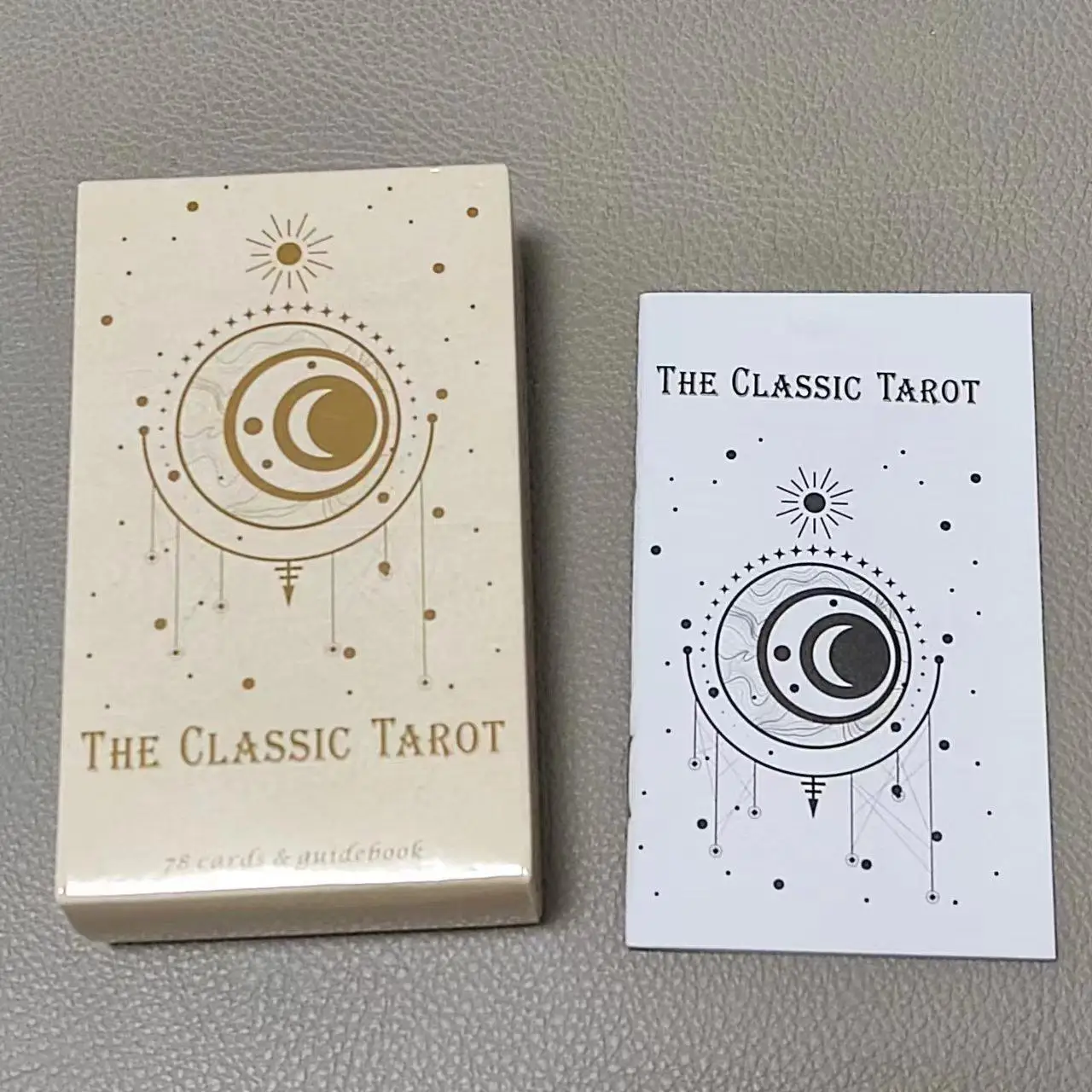 10.3*6cm The Classic Tarot 78 Cards with Guidebook for Beginners 3