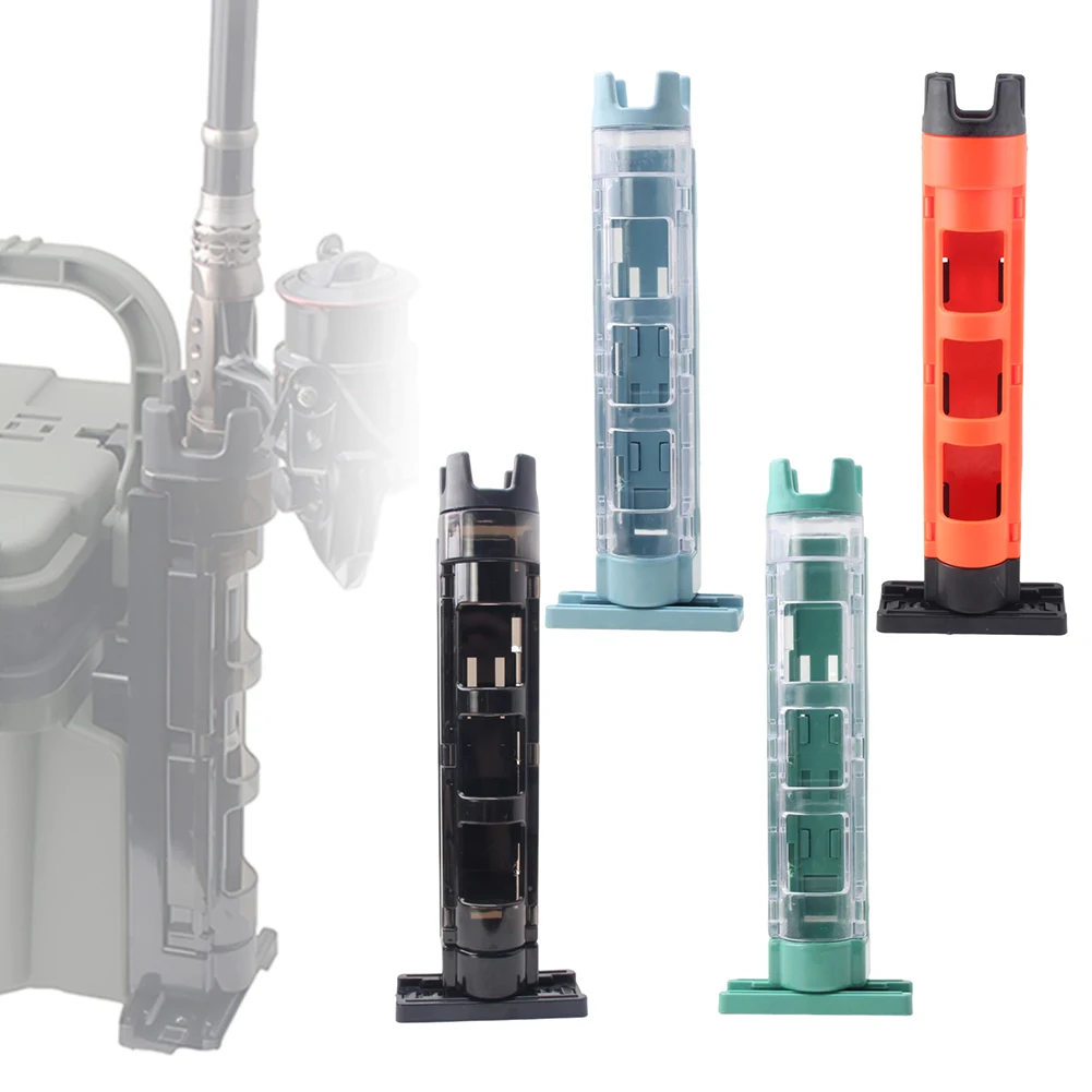 Fishing Box Rod Stand Fishing Box Rod Barrel Holder Fishing Box Pole Accessories Suit Fishing Tools For Angler Supplies