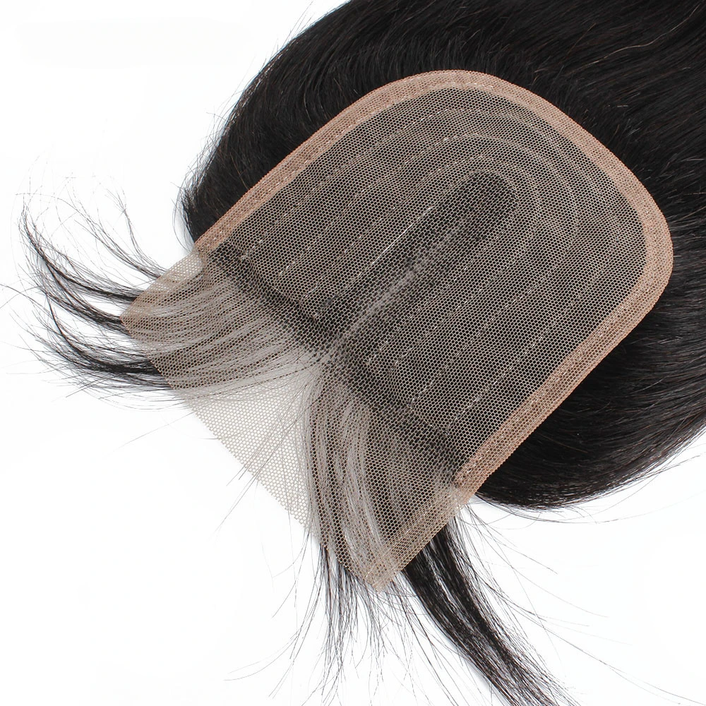 Human Hair Extensions Human Hair Closure Human Hair Lace Product Human Hair Frontal Human Hair Toppers Ombre Blonde 4*5*1 T Lace Closure 8-18 inch Straight Hair