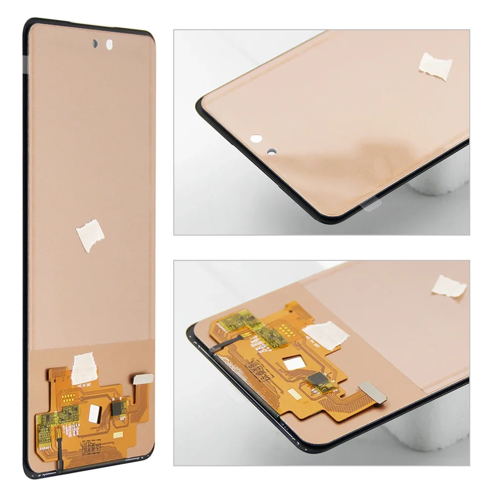 LCD 디스플레이 디지털 터치 스크린, 삼성 갤럭시 A52 5G 화면 부품용 프레임 포함, A526 A526B 526B/DS