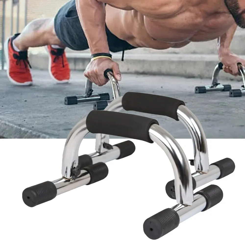 2pcs Push Up Bar Stand Pushup Board Exercise Training Chest Bar Sponge Hand Grip Fitness Equipments Trainer Body Building push up bar folding push up board push up board push up stand