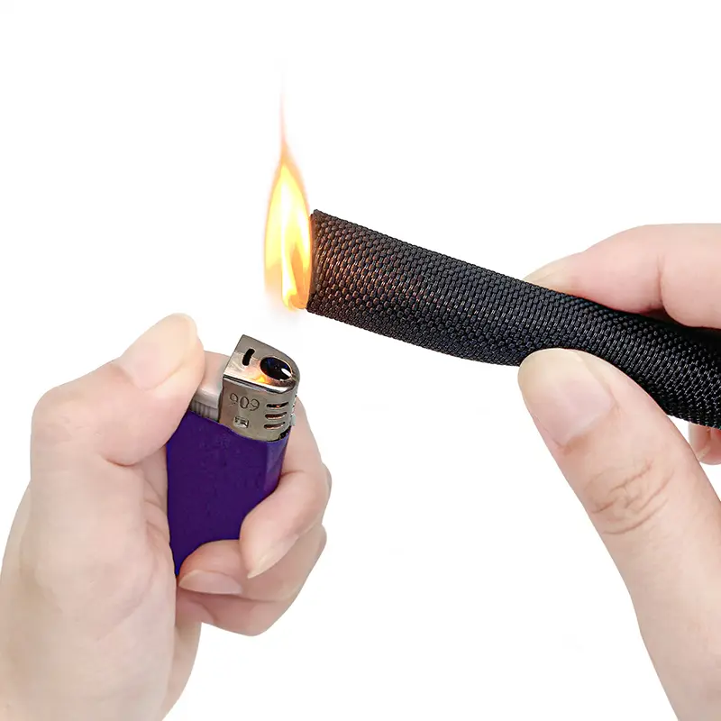 Cable Sleeve Self Closing PET Braided Expandable Auto Line Management Overlaps Flexible Loom Split Pipe Tube Wire Wrap Protect - Image 3