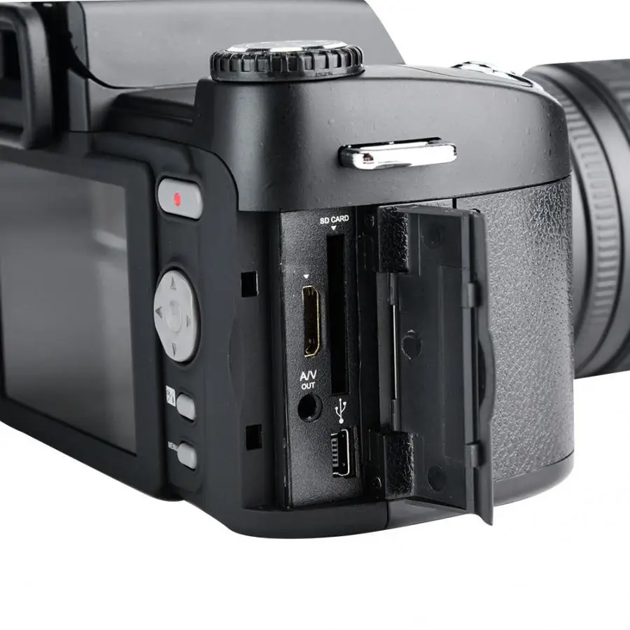 HD 2023 POLO D7100 Digital Camera 33Million Pixel Auto Focus Professional SLR Video Camera 24X Optical Zoom Three Lens Bag