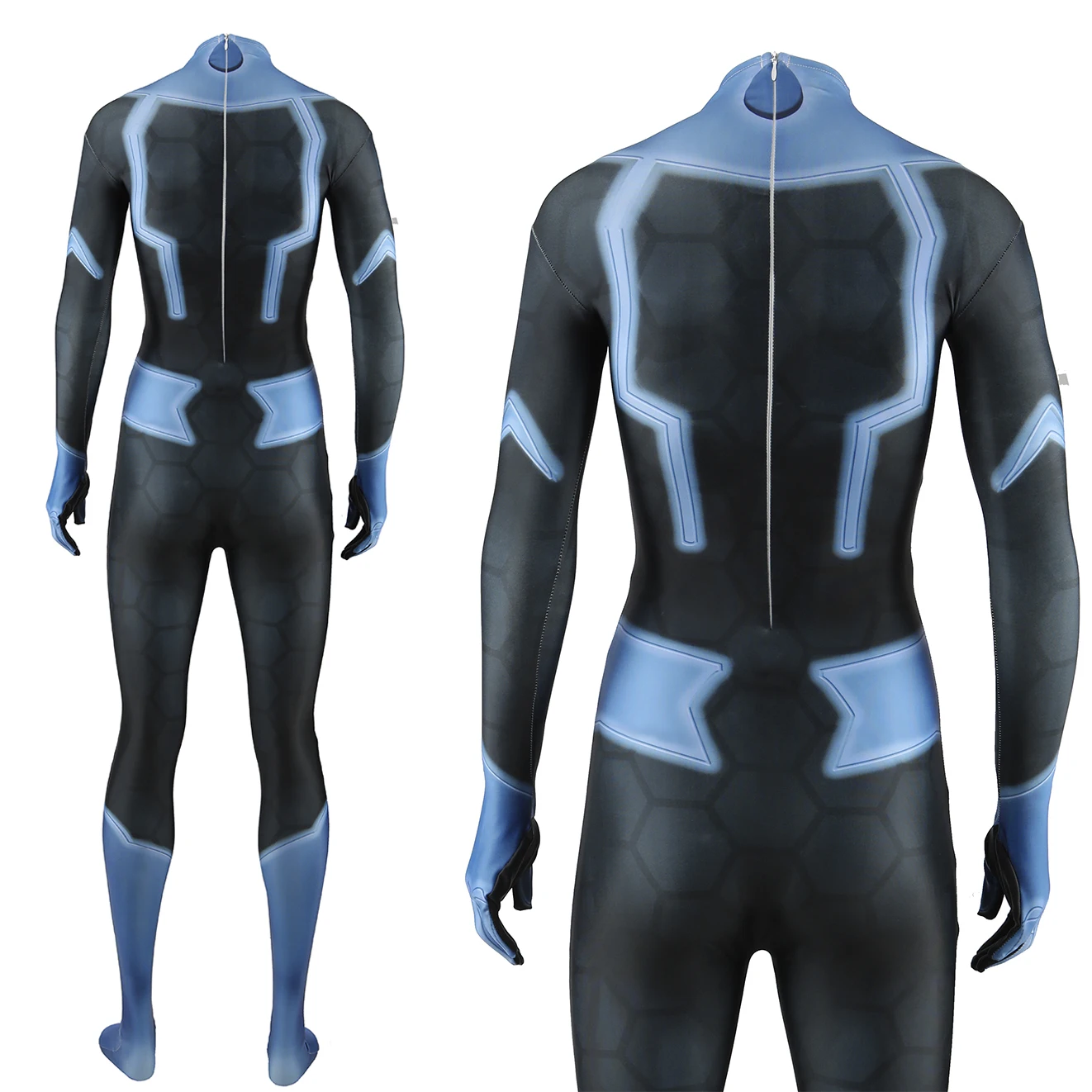 Marvel-Inspired Invisible Woman (Susan Storm) Spandex Bodysuit Cosplay Costume for Women
