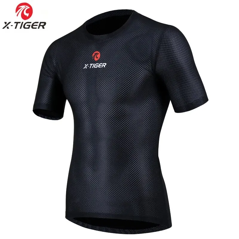 X-TIGER Maglia Ciclismo Uomo - T-Shirt Tecnica Traspirante Per MTB E Mountain Bike, Asciugatura Rapida - Foto 4